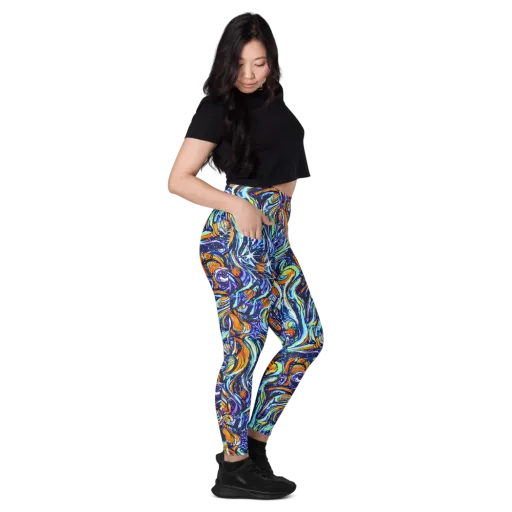 Sonic Marble on a Leggings with Pockets