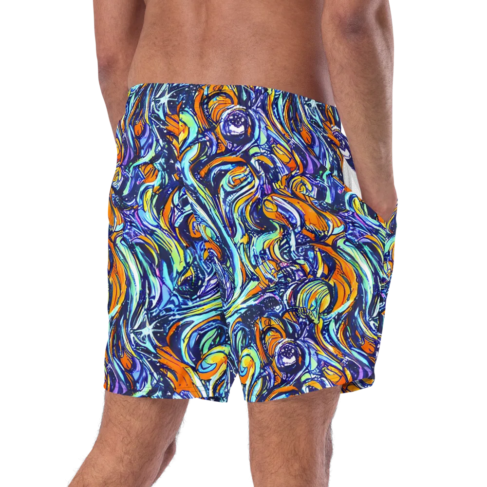 Sonic Marble on Swim Trunks — Right Back