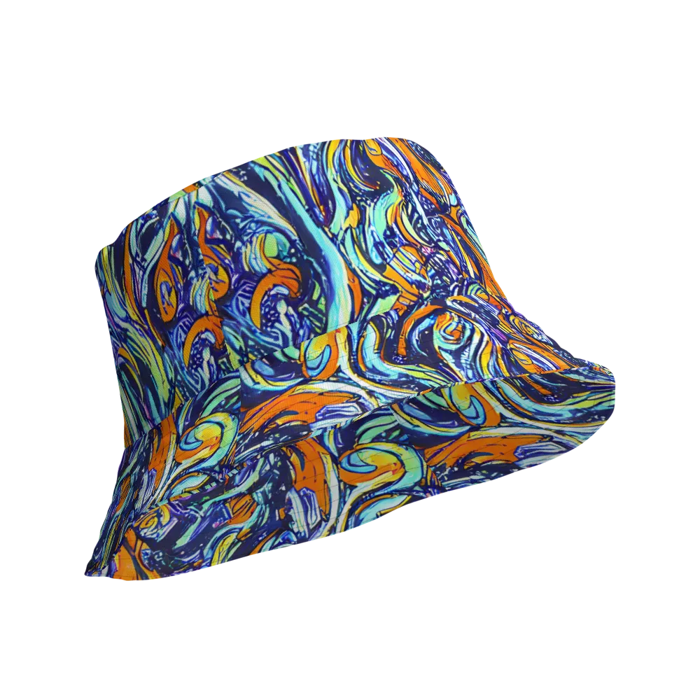 Sonic Marble on Reversible Bucket Hat — Product details Outside