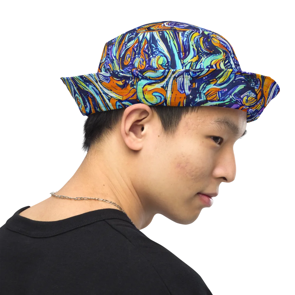Sonic Marble on Reversible Bucket Hat — Right Outside