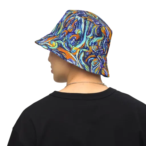Sonic Marble on a Reversible Bucket Hat