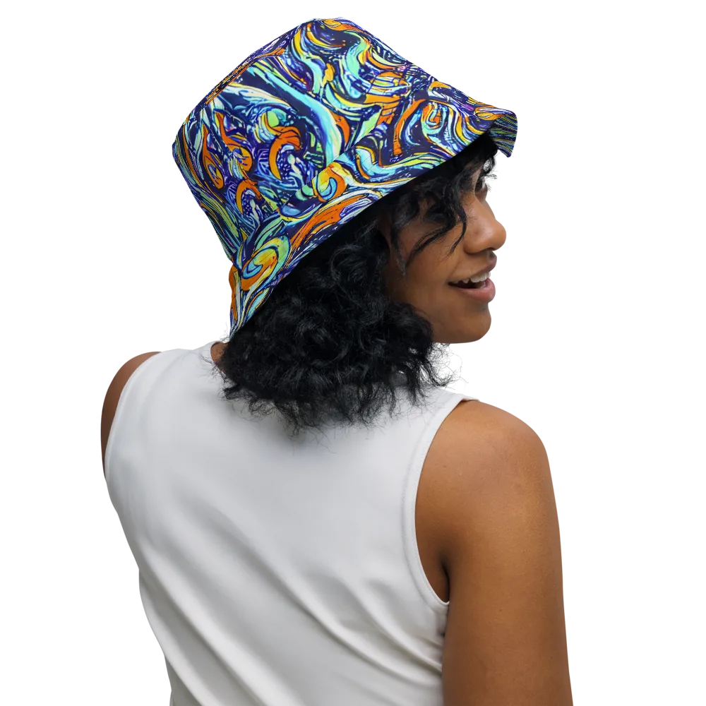 Sonic Marble on Reversible Bucket Hat — Right Outside
