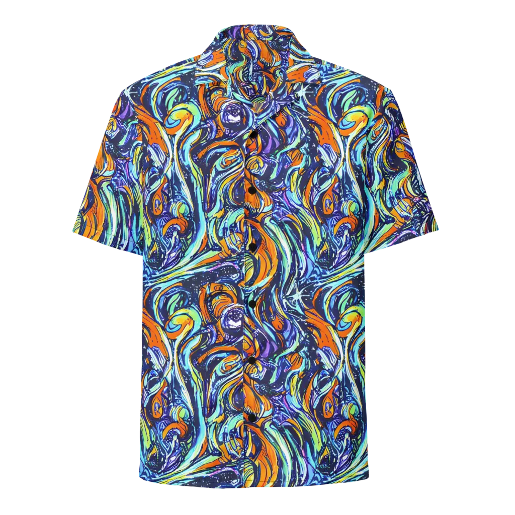 Sonic Marble on Button Shirt — Front