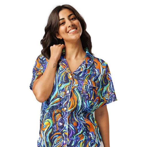 Sonic Marble on a Women's Short Sleeve Pajama Top