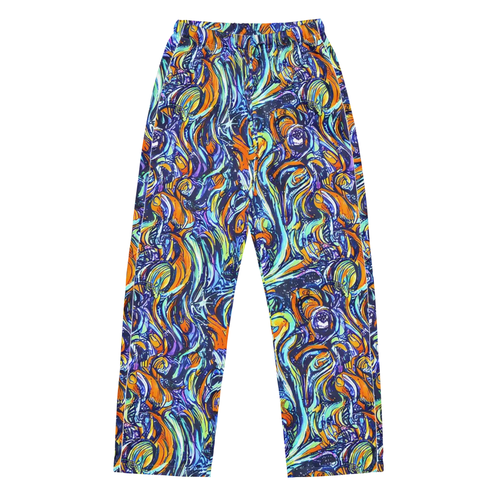 Sonic Marble on Women's Pajama Pants — Front