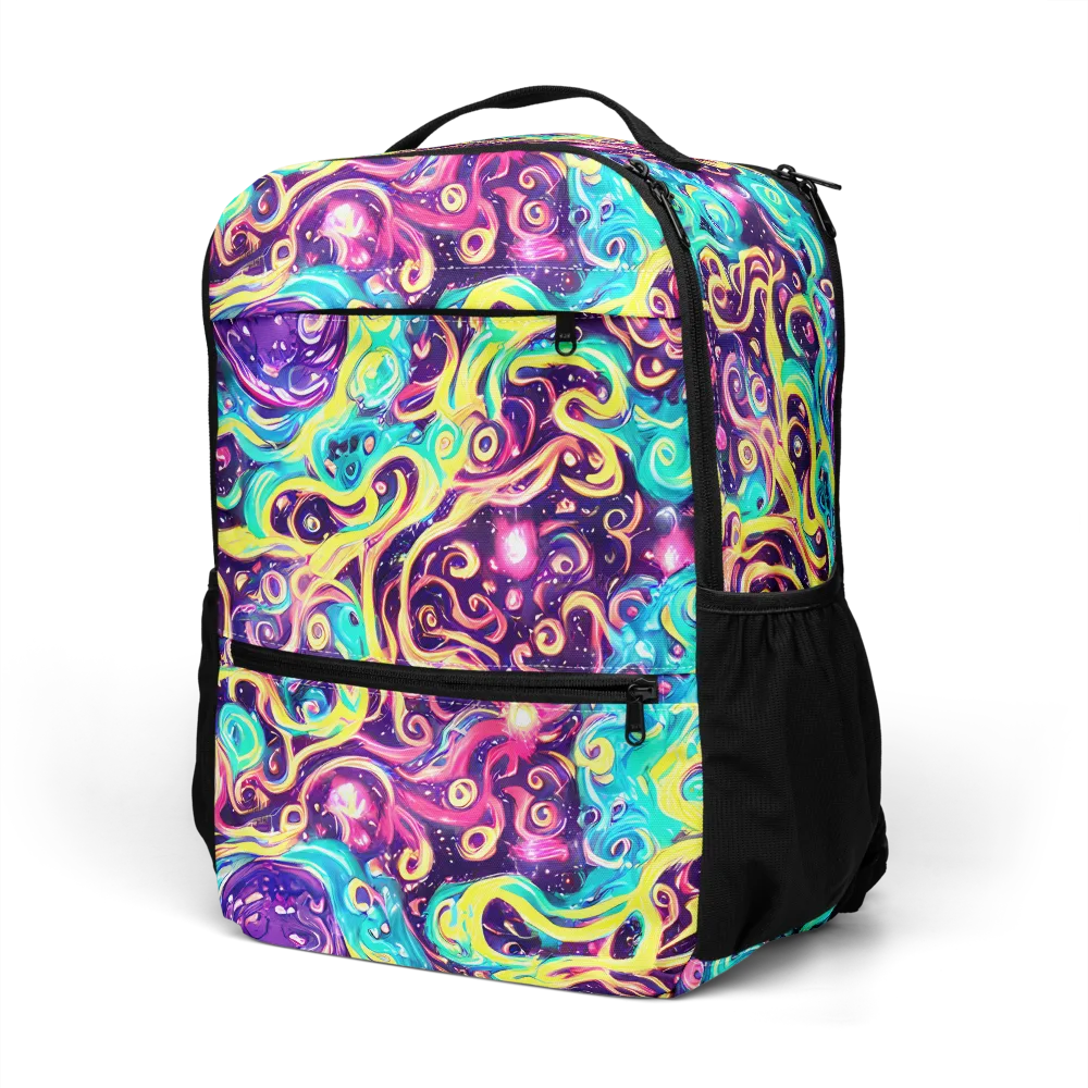 Candy Nebula on Utility Backpack — Left Front