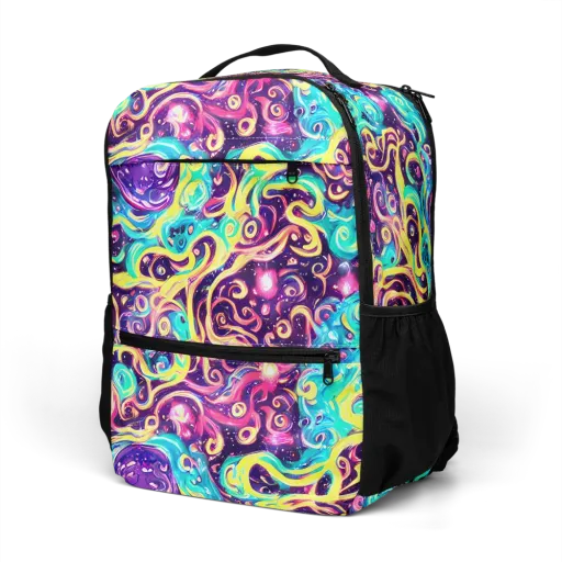 Candy Nebula on a Utility Backpack