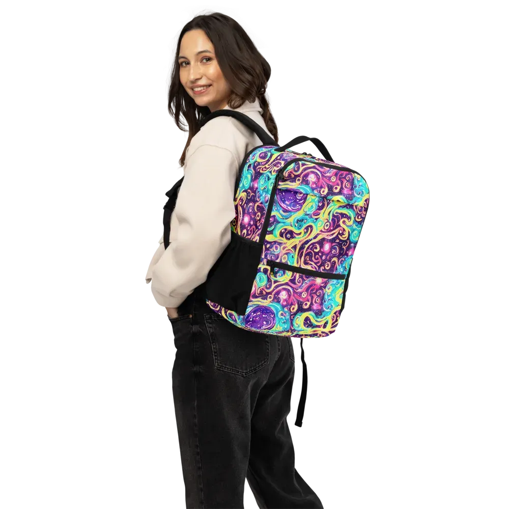 Candy Nebula on Utility Backpack — Back