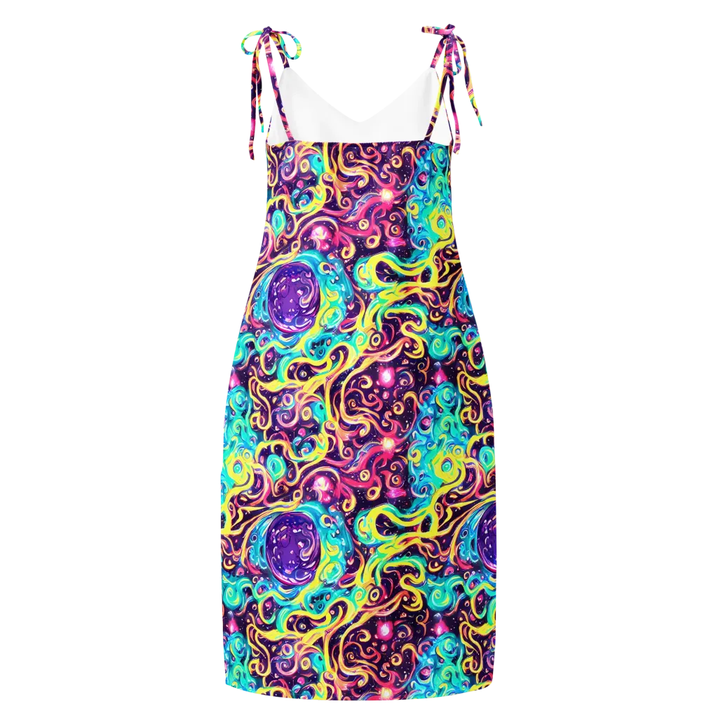 Candy Nebula on Slip Dress — Back