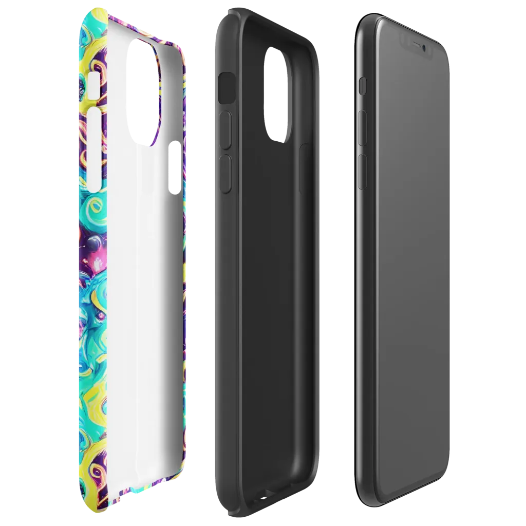 Candy Nebula on Tough Case for iPhone® — Right
