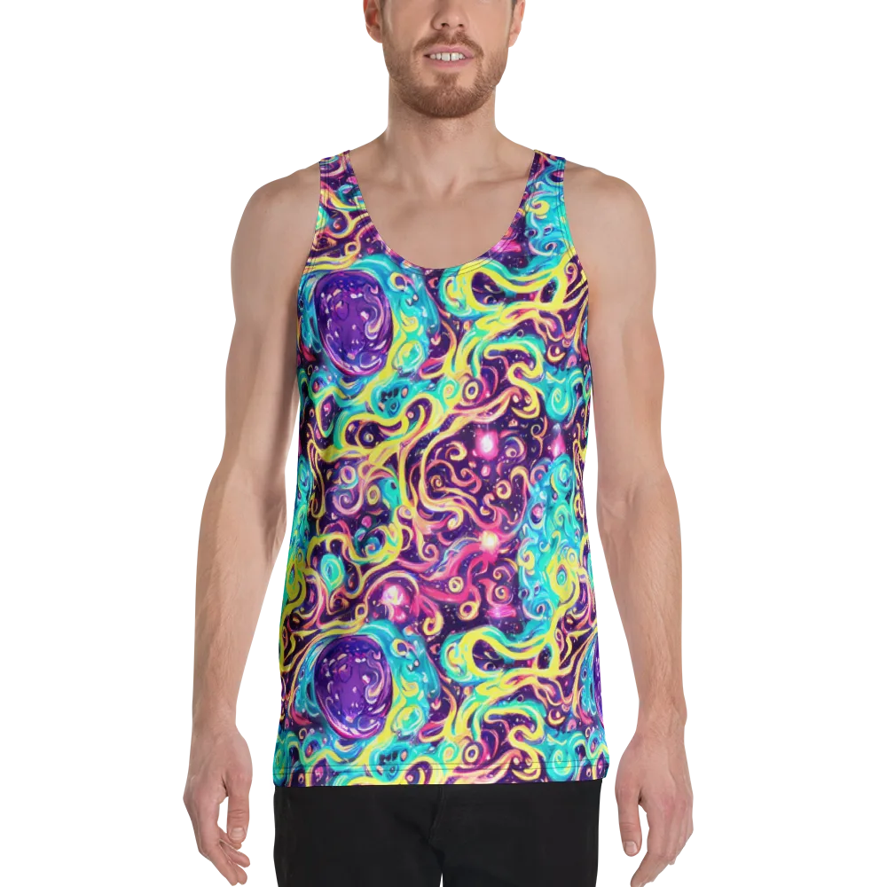 Candy Nebula on Men's Tank Top — Front