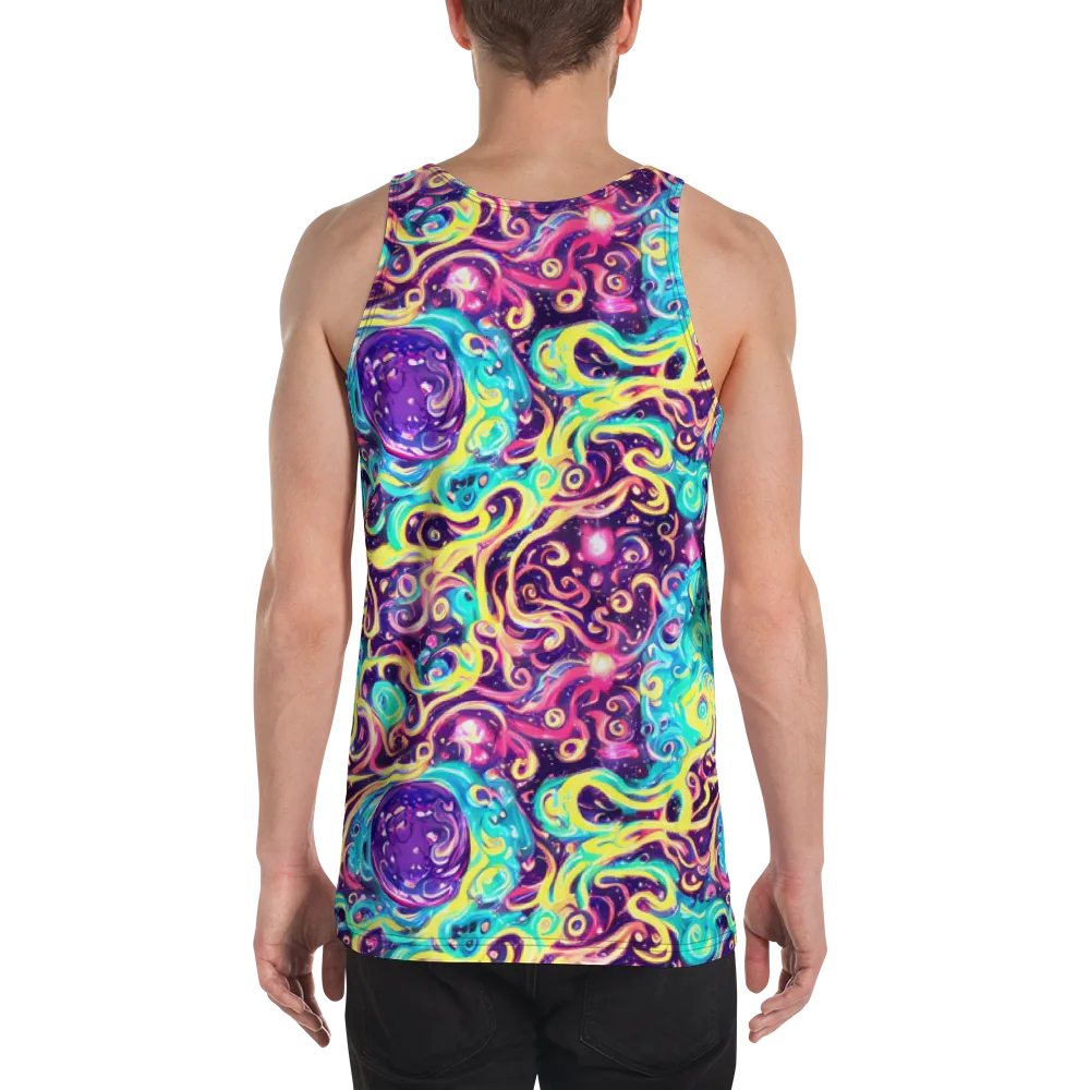 Candy Nebula on Men's Tank Top — Back
