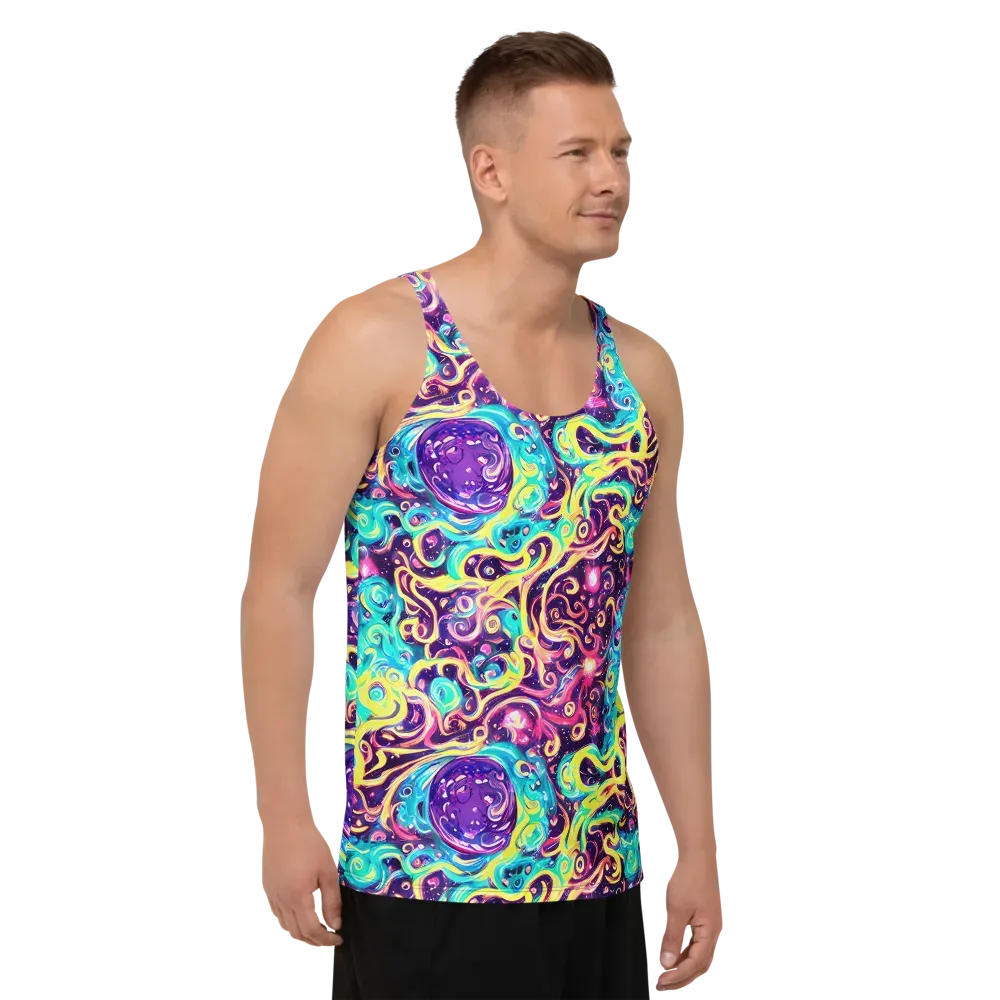 Candy Nebula on Men's Tank Top — Right Front