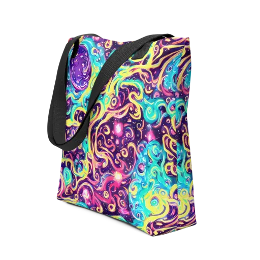 Candy Nebula on a Tote Bag