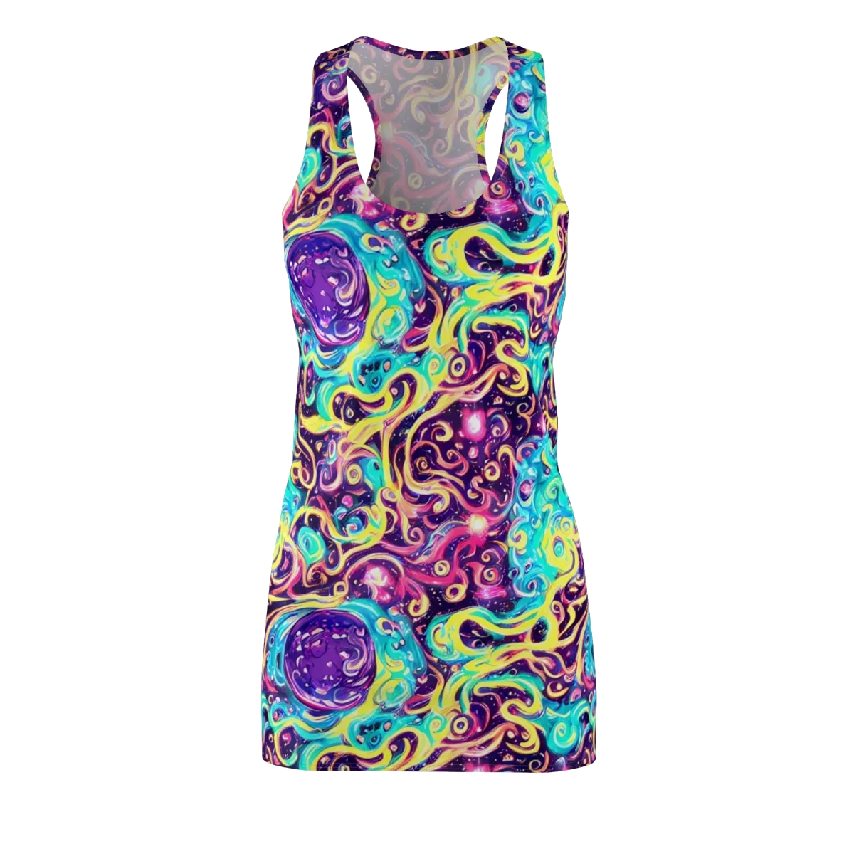 Candy Nebula on Racerback Dress — Front