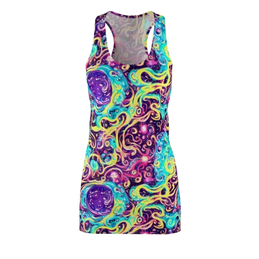 Candy Nebula on a Racerback Dress