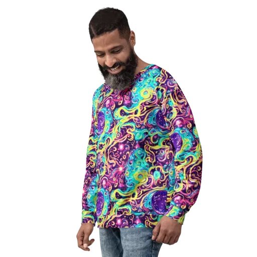 Candy Nebula on a Sweatshirt