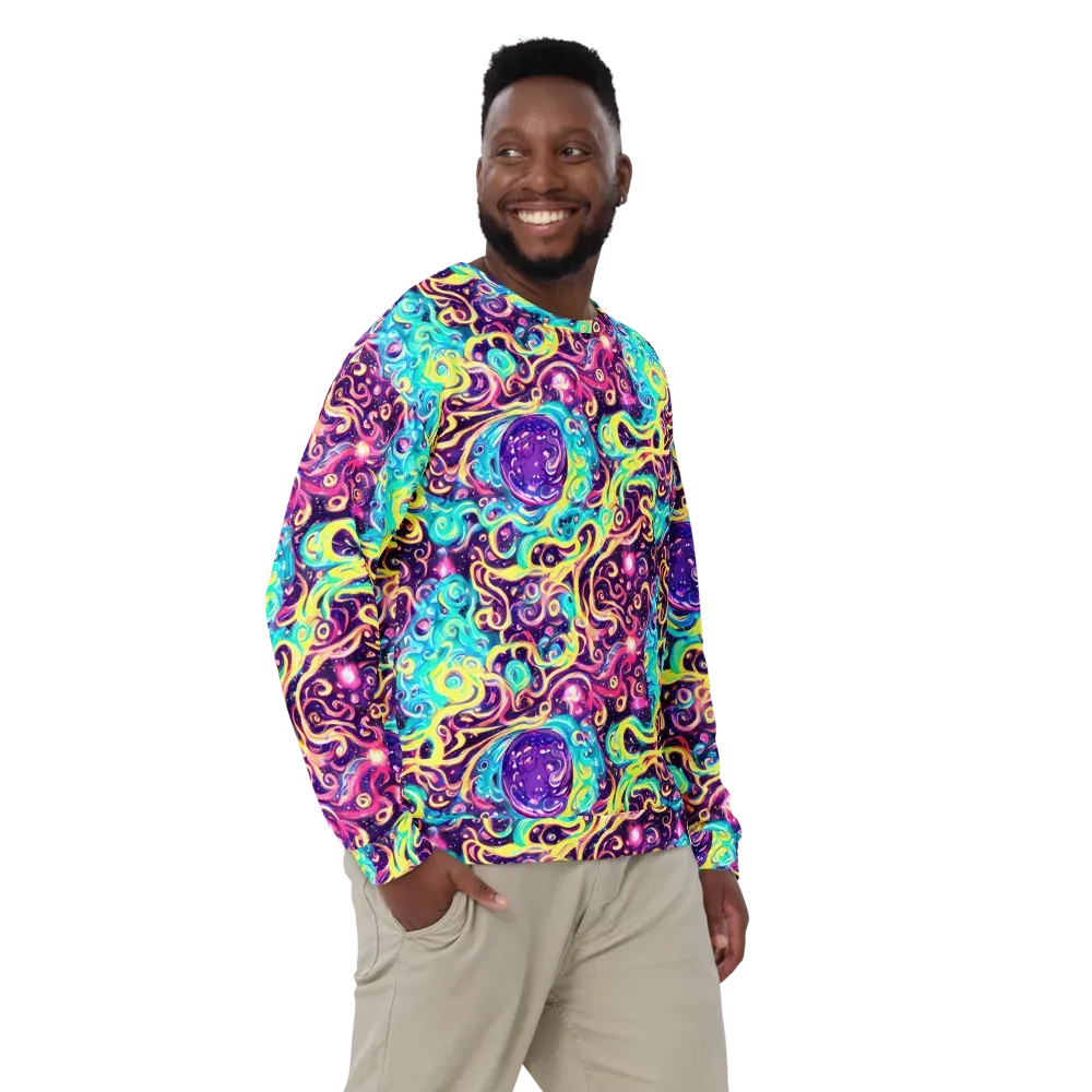 Candy Nebula on Sweatshirt — Front