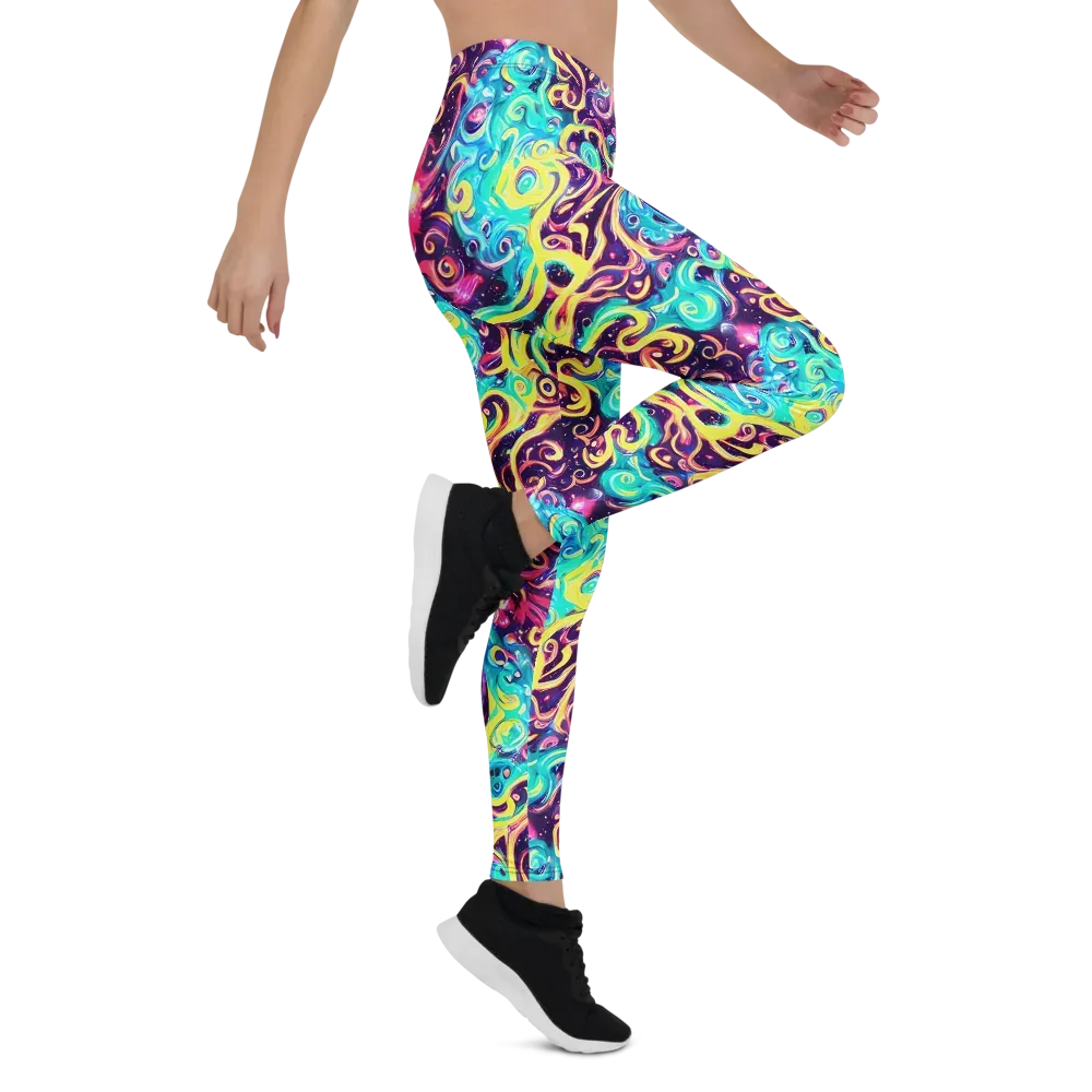 Candy Nebula on Leggings — Right