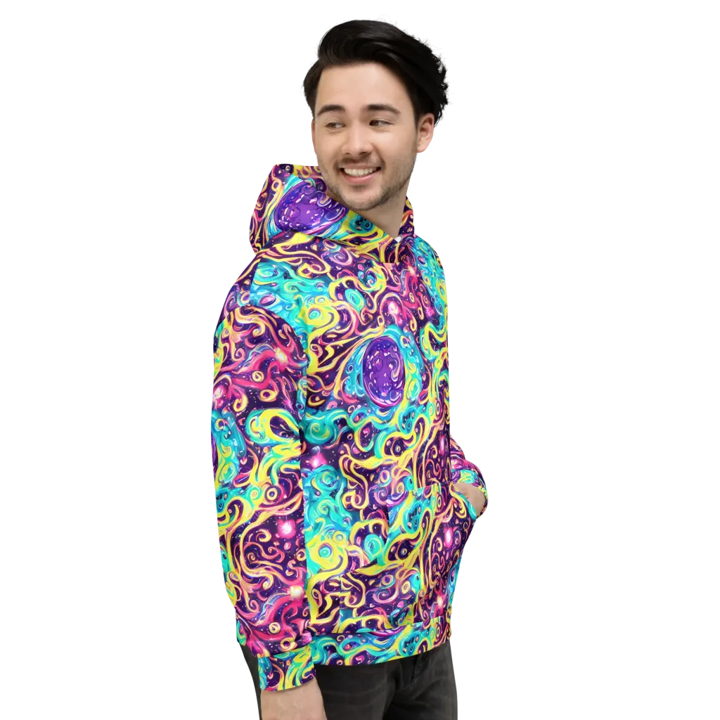 Candy Nebula on Hoodie — Right