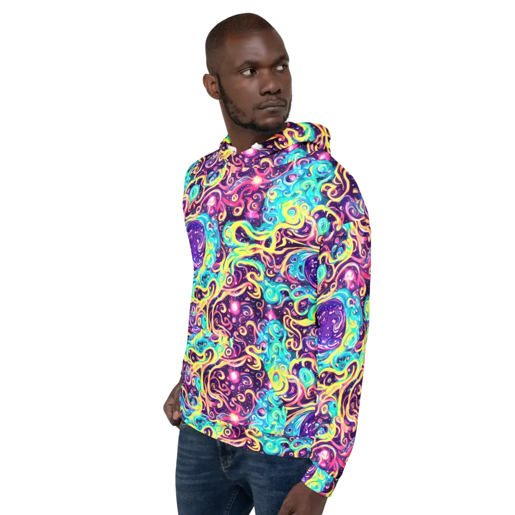 Candy Nebula on Hoodie — Left
