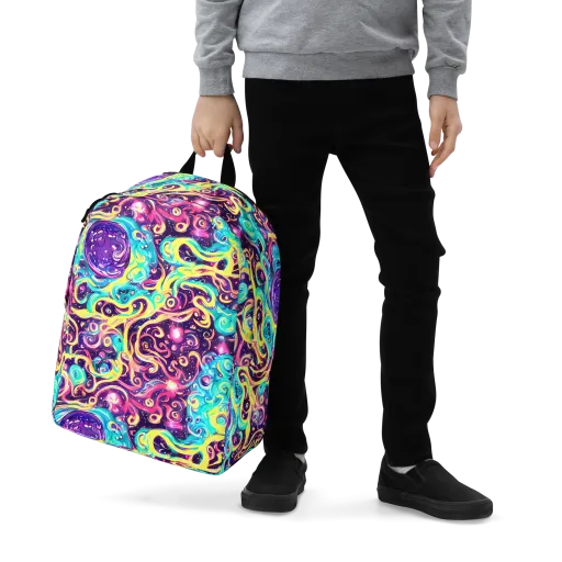 Candy Nebula on a Minimalist Backpack