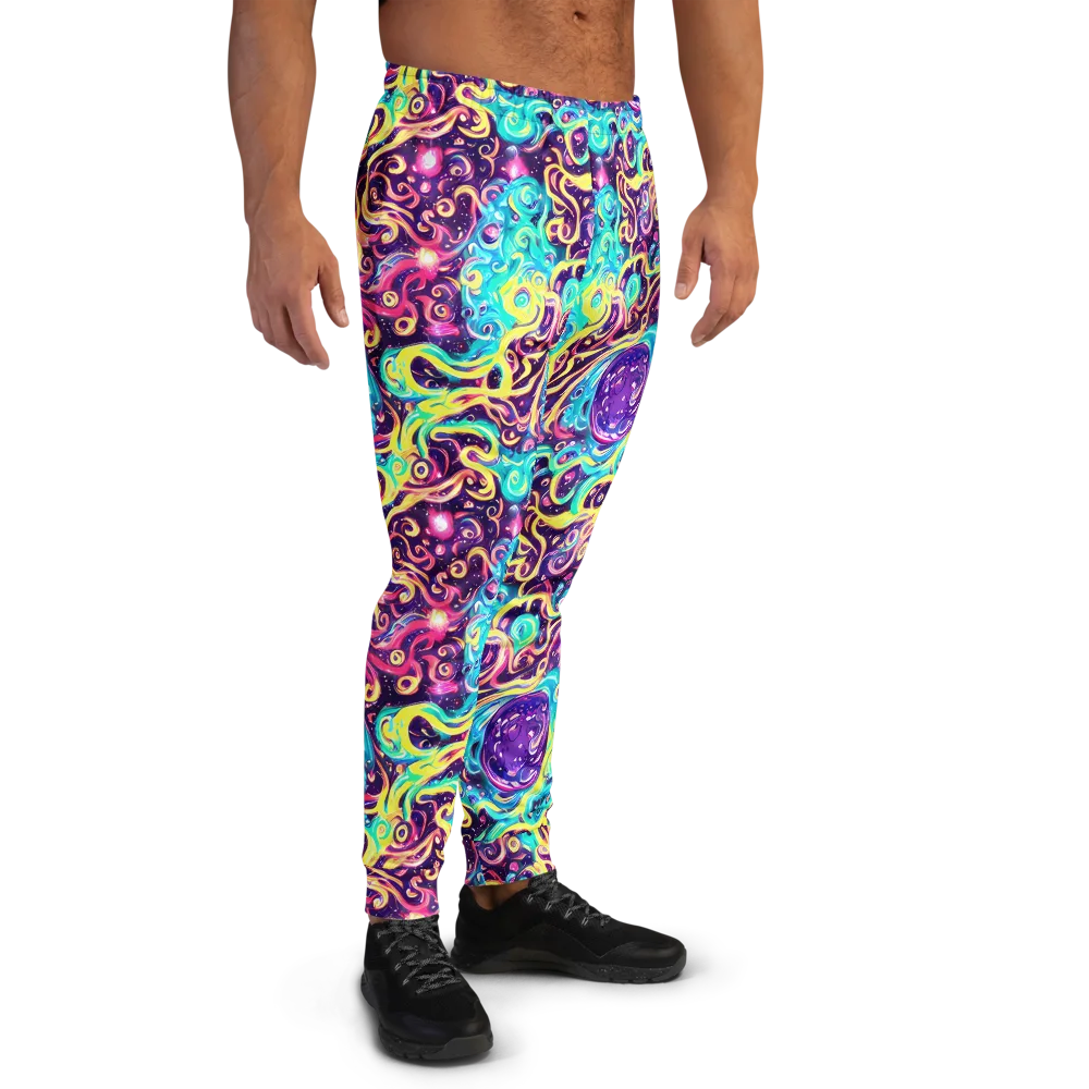 Candy Nebula on Men's Joggers — Right