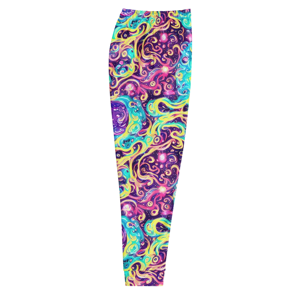 Candy Nebula on Men's Joggers — Right