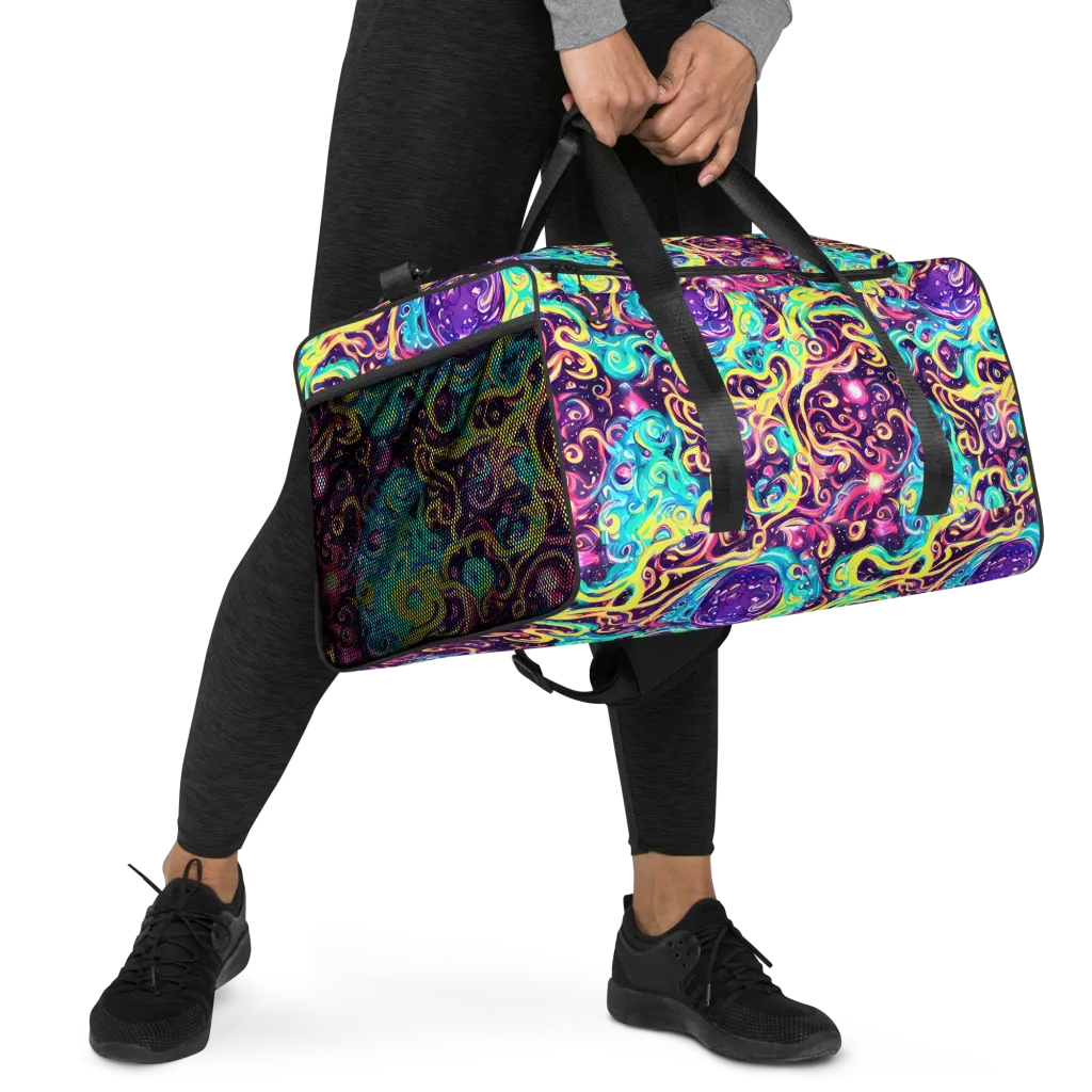 Candy Nebula on Duffle Bag — Right Front