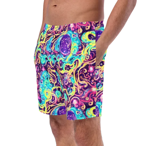 Candy Nebula on a Swim Trunks