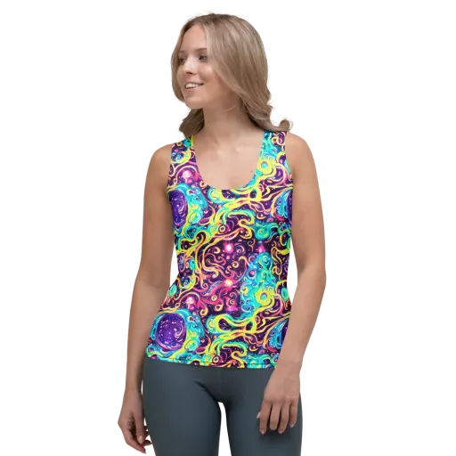 Candy Nebula on a Women's Tank Top