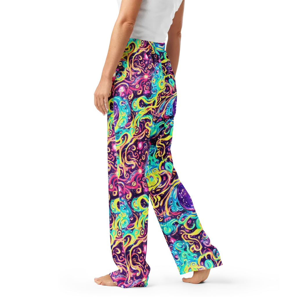 Candy Nebula on Women's Pajama Pants — Left