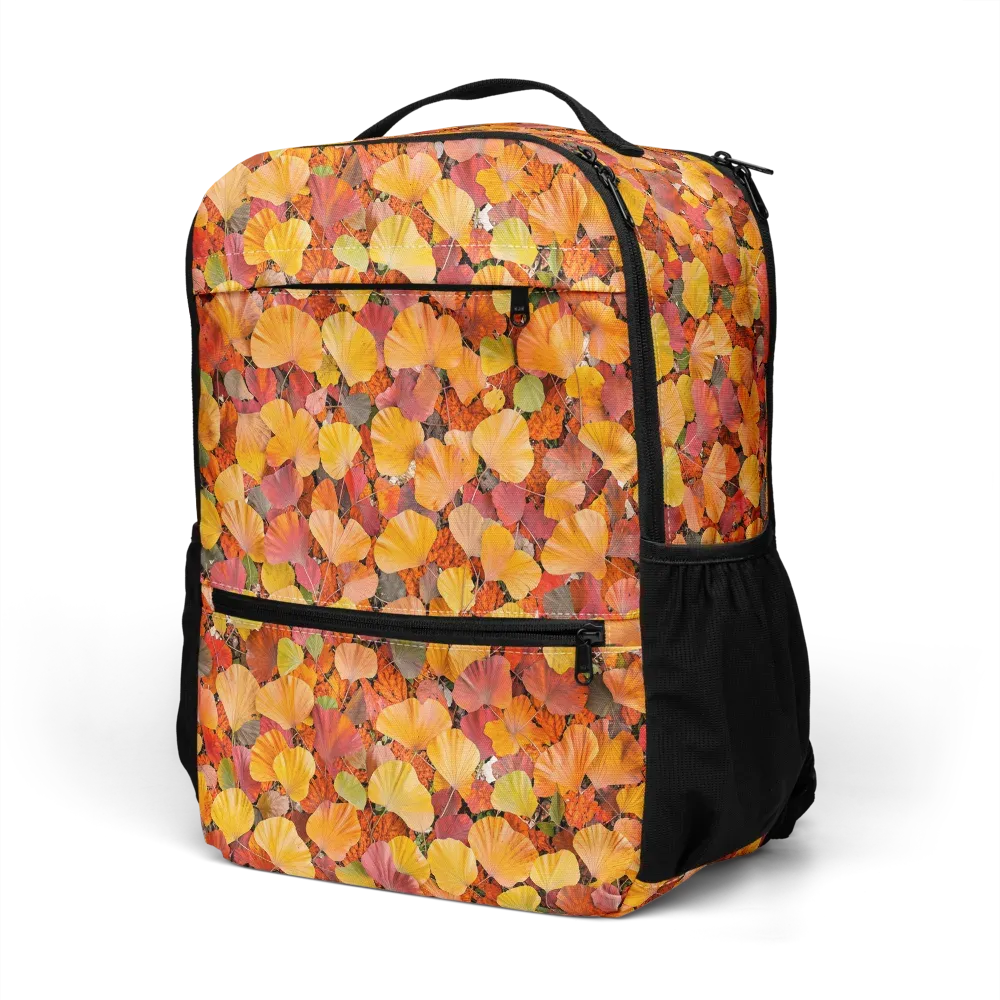 Ember Ginkgo on Utility Backpack — Left Front