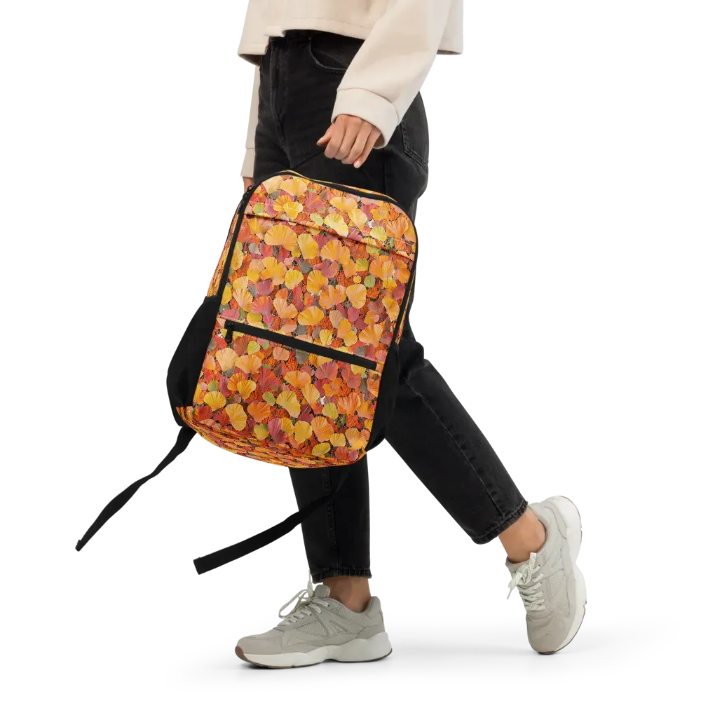 Ember Ginkgo on Utility Backpack — Front