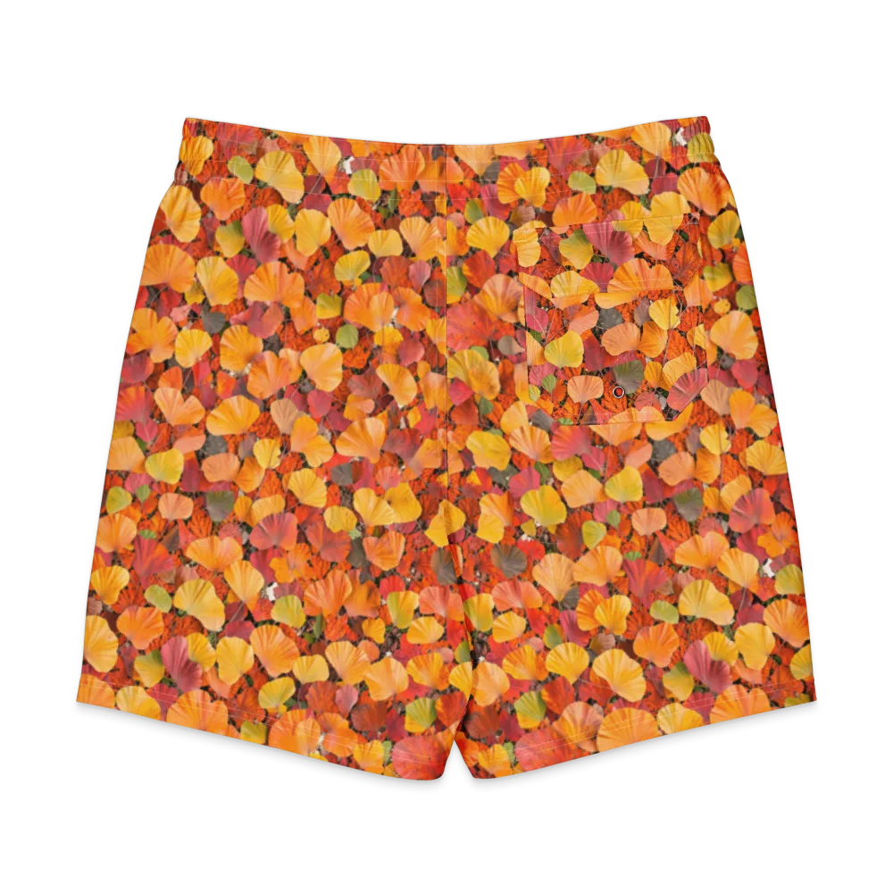 Ember Ginkgo on Men's Board Shorts — Back