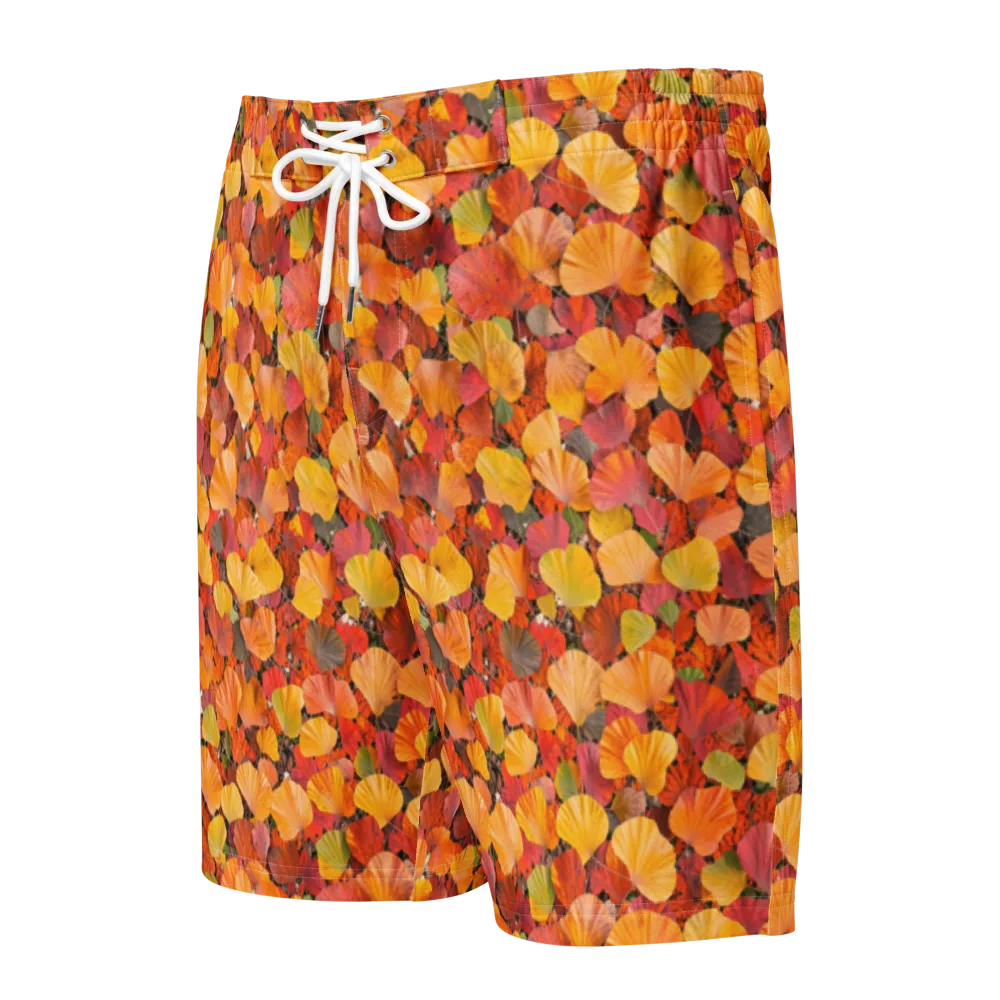 Ember Ginkgo on Men's Board Shorts — Front