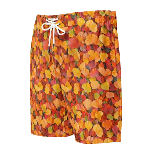 Ember Ginkgo on a Men's Board Shorts