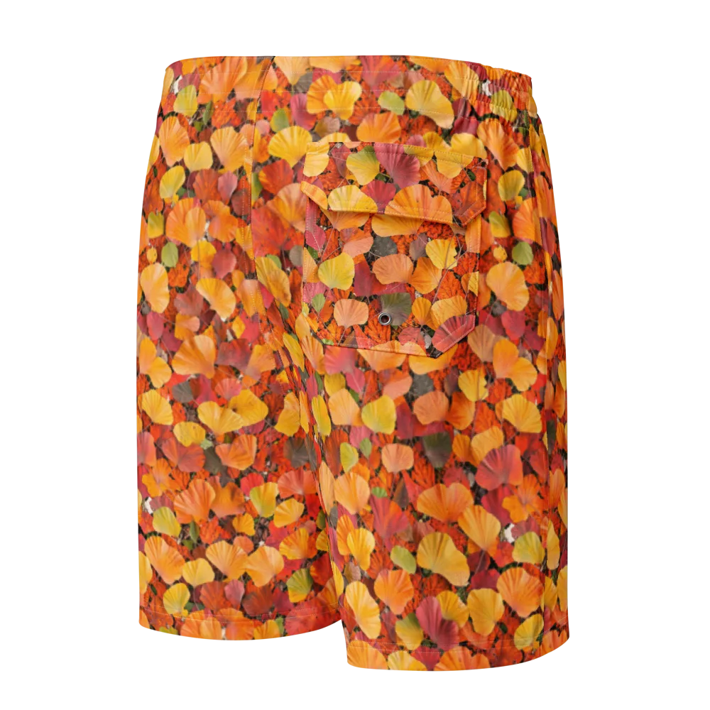 Ember Ginkgo on Men's Board Shorts — Back