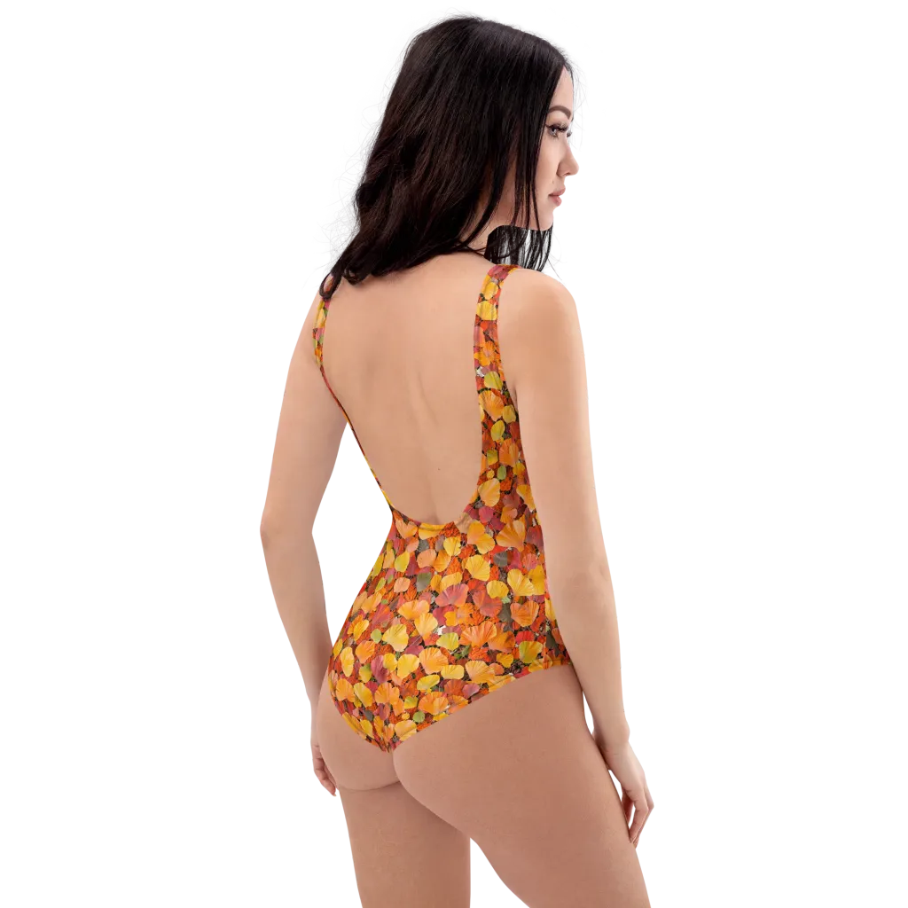 Ember Ginkgo on One-Piece Swimsuit — Right Back