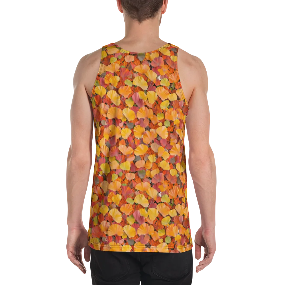 Ember Ginkgo on Men's Tank Top — Back