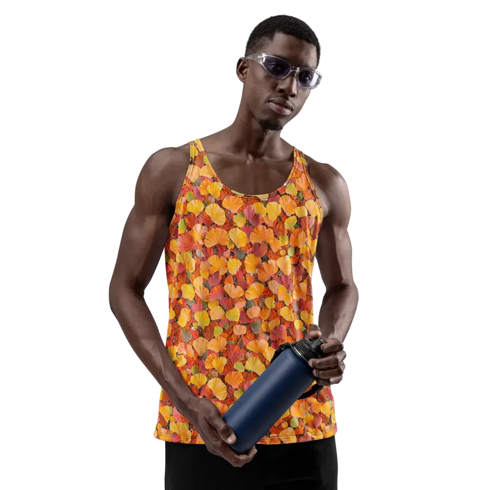 Ember Ginkgo on Men's Tank Top — Front