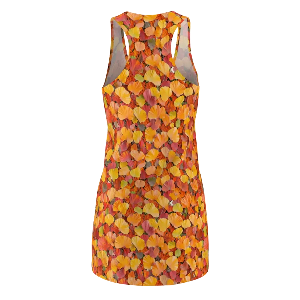 Ember Ginkgo on Racerback Dress — Back