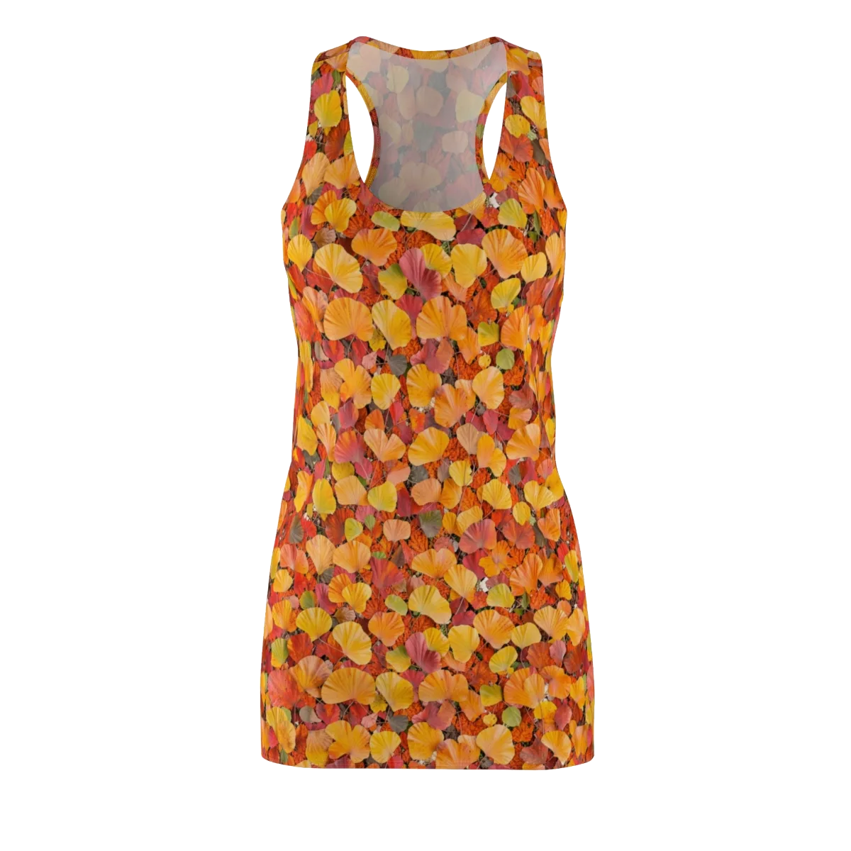 Ember Ginkgo on Racerback Dress — Front