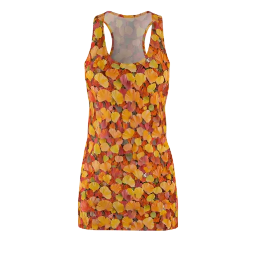 Ember Ginkgo on a Racerback Dress