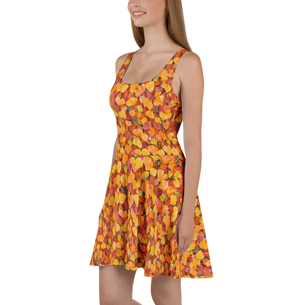 Ember Ginkgo on Skater Dress — Left