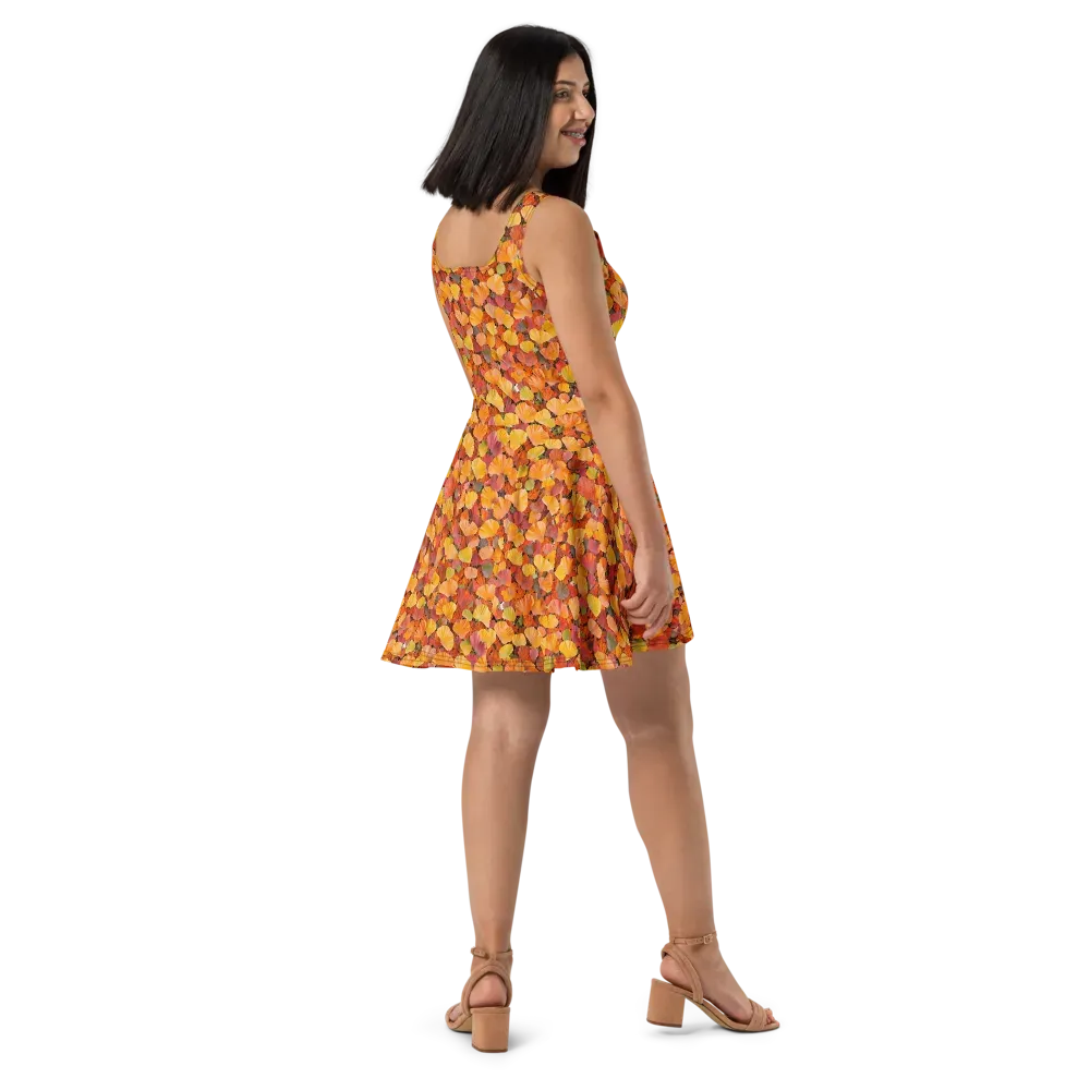 Ember Ginkgo on Skater Dress — Right