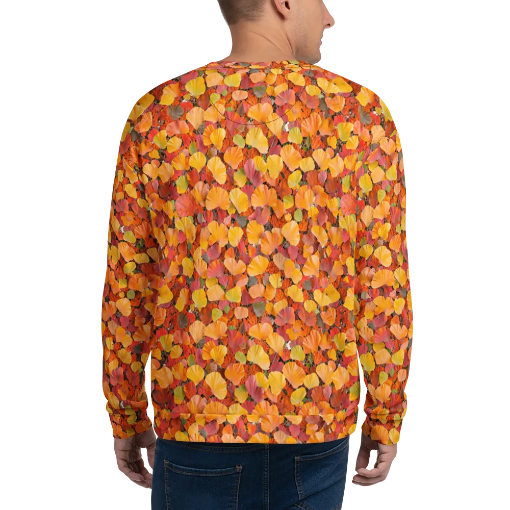 Ember Ginkgo on Sweatshirt — Back