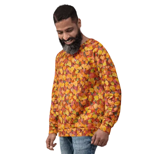 Ember Ginkgo on a Sweatshirt