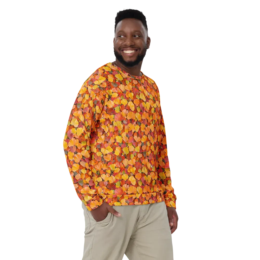 Ember Ginkgo on Sweatshirt — Front
