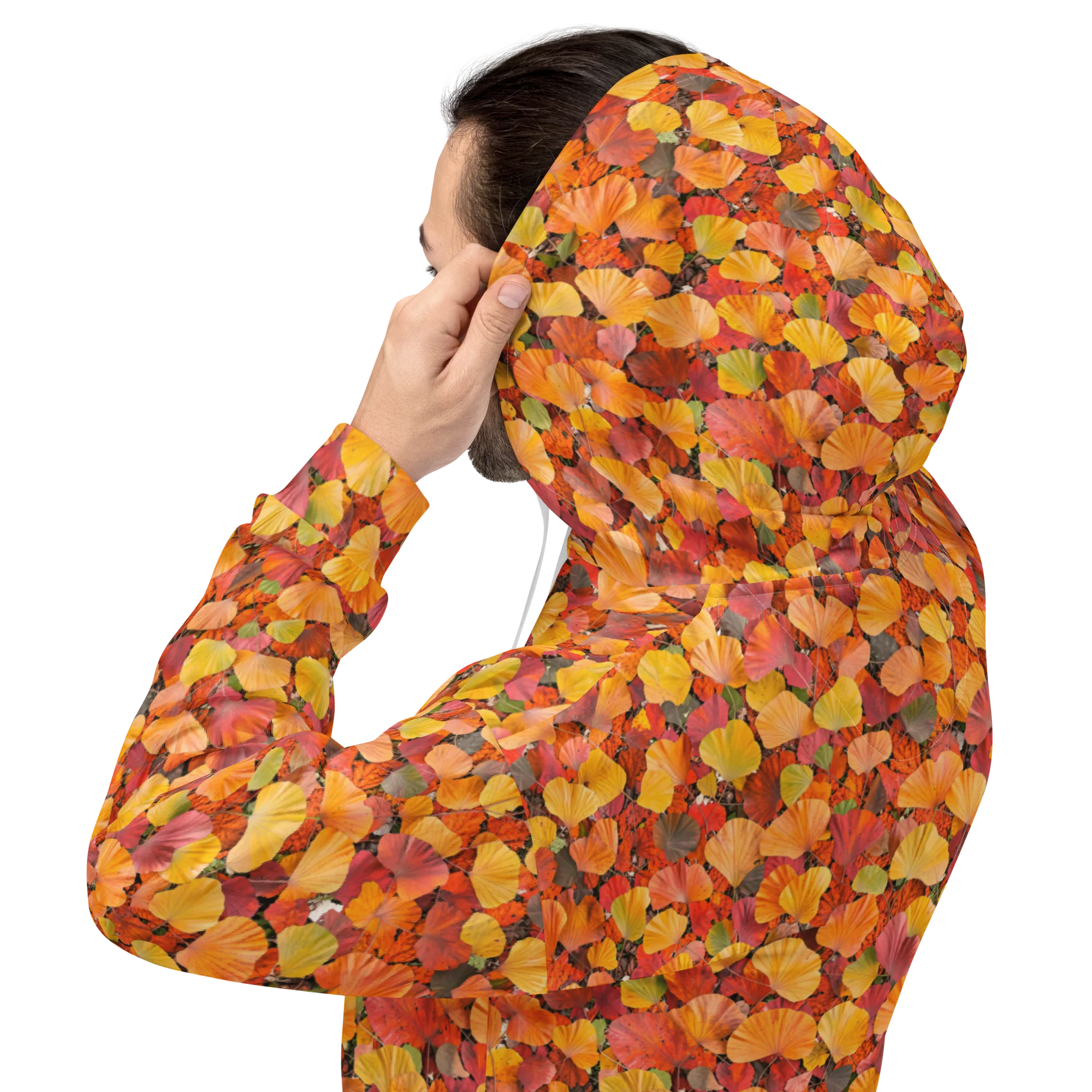 Ember Ginkgo on Hoodie — Back